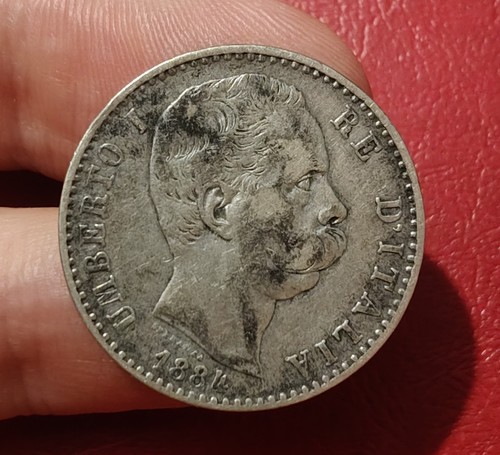Lire 1884 argento - lire,