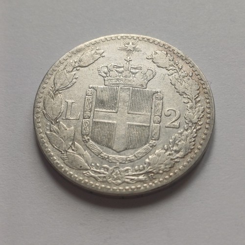 Silver coin umberto - silver, savoia