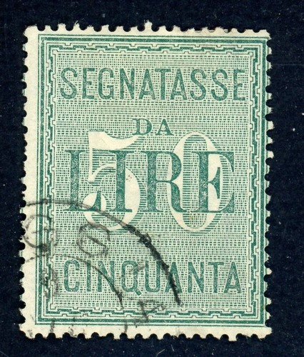 Regno 1884 segnatasse 50 - segnatasse,