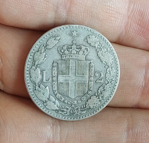 Lire 1884 argento - 2,