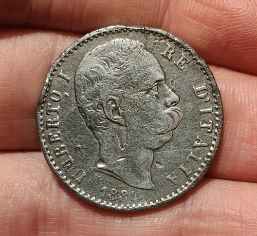 Lire 1884 falso - lire,