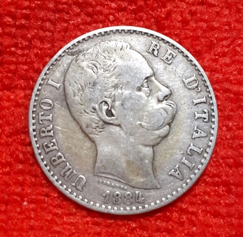 Lire 1884 argento - 2, bb