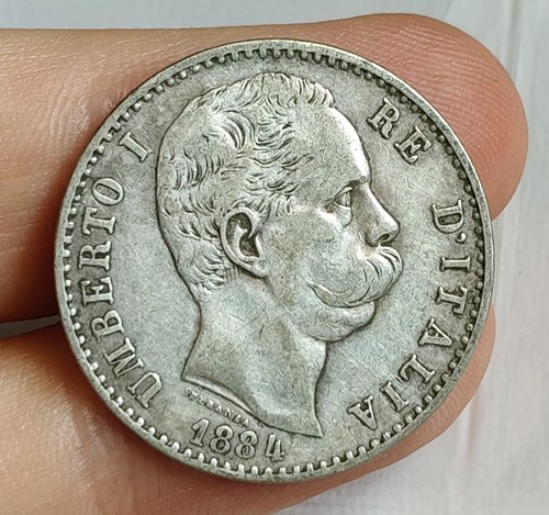 Lire 1884 argento - 2,