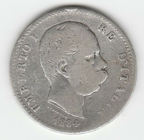 Lira 1884 umberto - lira,