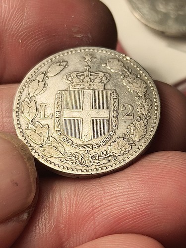 Lire argento 1884 - argento,