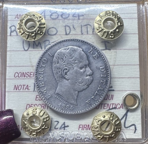 Regno italia umberto i 1 - d',