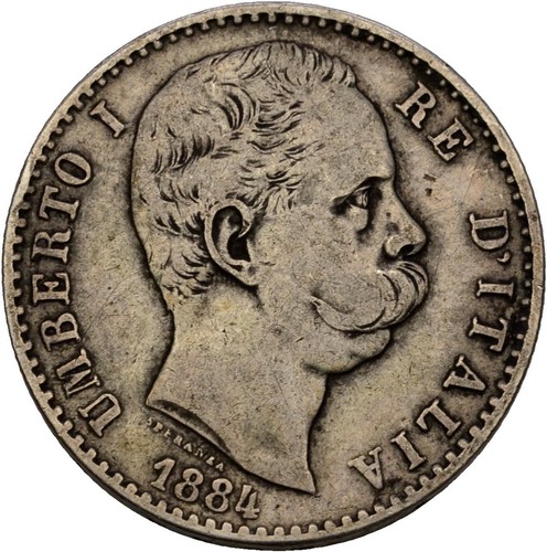 Italia lire 1884 - lire,