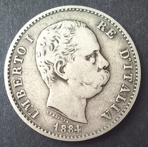 Regno lira stemma - 1, 1884
