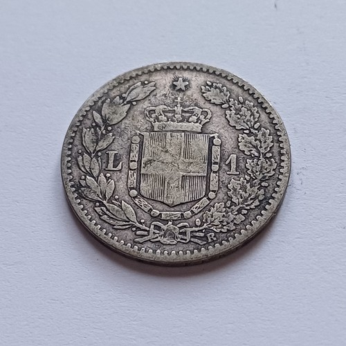 Silver moneta non comune - non,