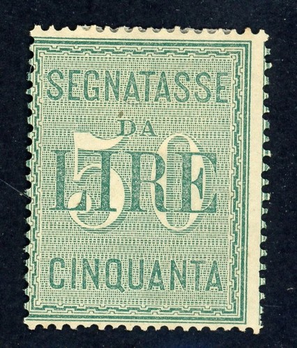 Regno 1884 segnatasse 50 - 1884,